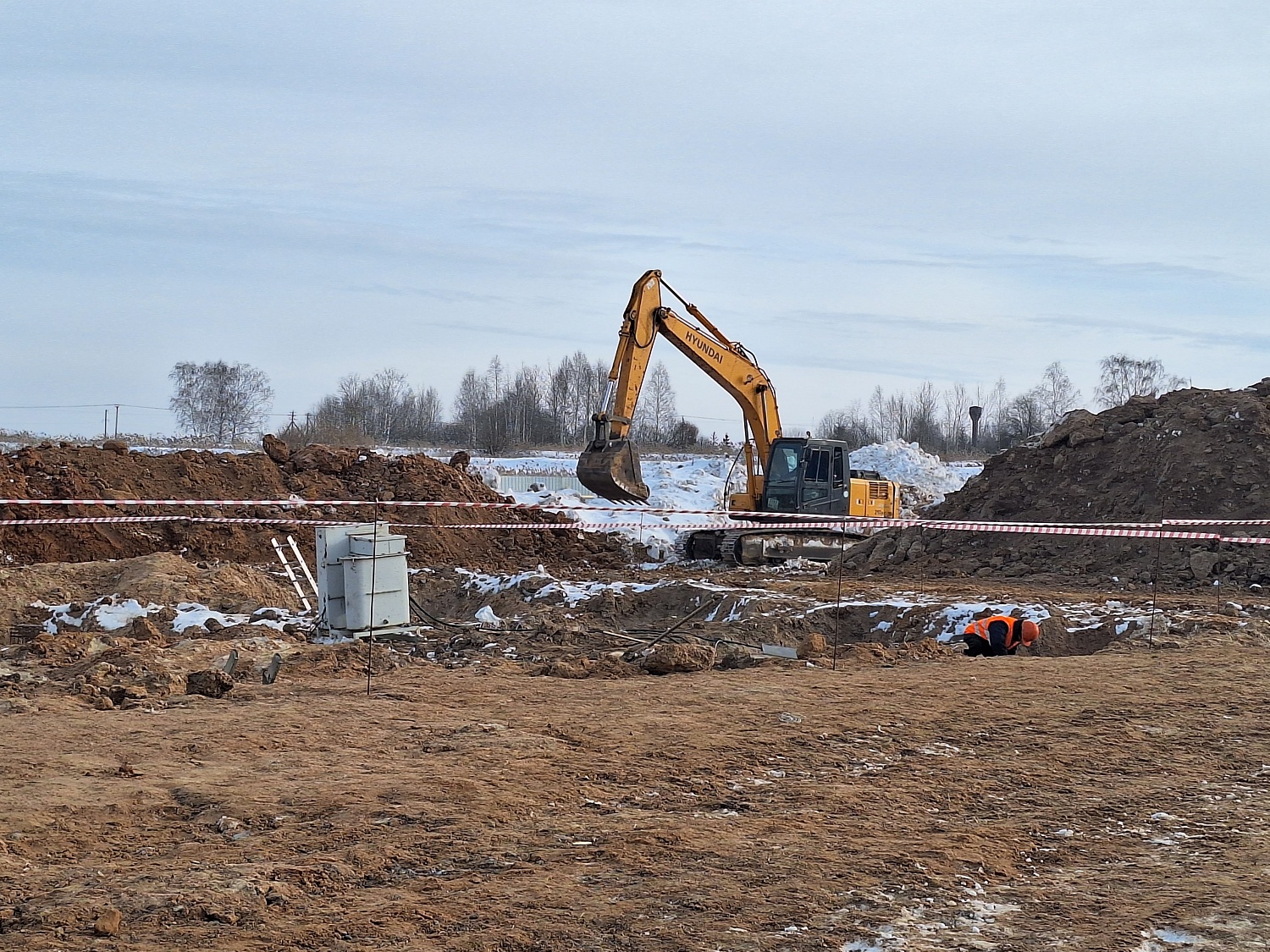 Строительство новых очистных сооружений в Палехе укладывается в заявленный срок