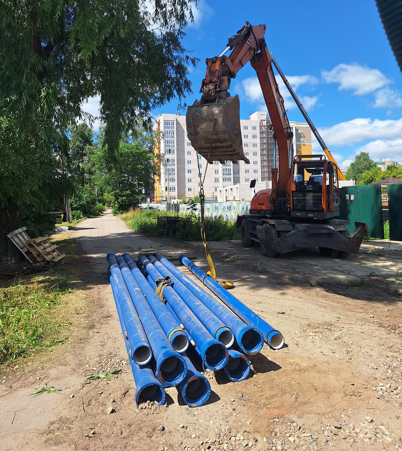 Водопровод без раскопок